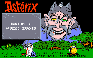 Title screen of Astérix: Operation Getafix