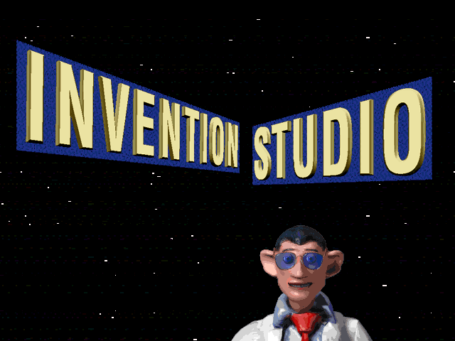 Title screen of Invention Studio