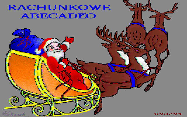 Title screen of Rachunkowe Abecadlo