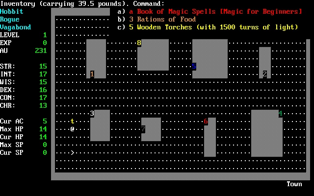 Gameplay of Angband