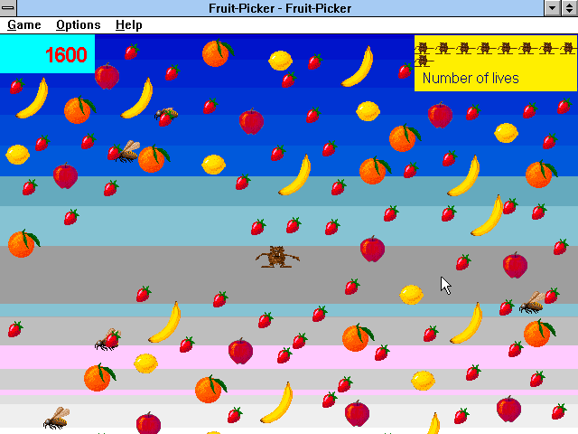 Gameplay of Fruit-Picker