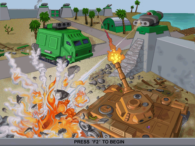 Title screen of Return Fire