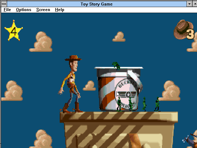 Gameplay of Disney's Toy Story