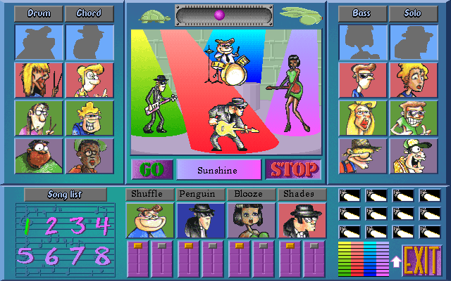 Gameplay of Rock and Bach Studio