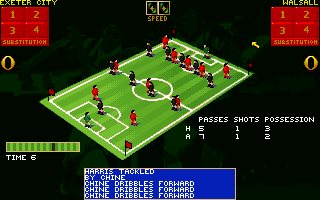 Gameplay of Club Football: The Manager