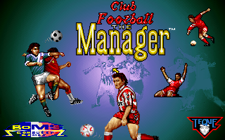 Title screen of Club Football: The Manager