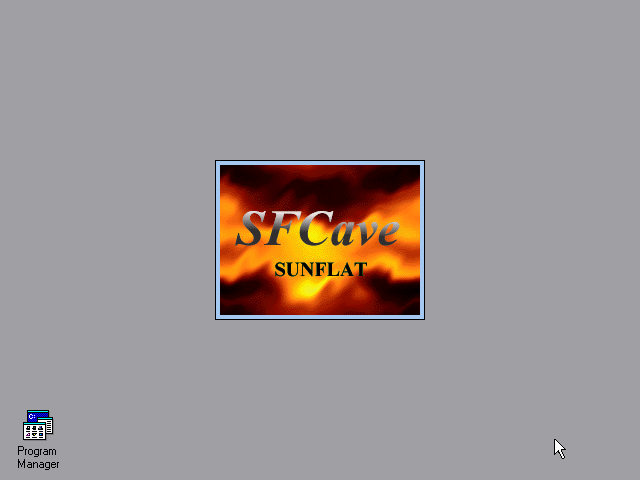 Title screen of SFCave
