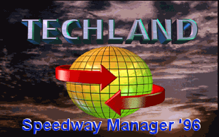 Title screen of Speedway Manager '96