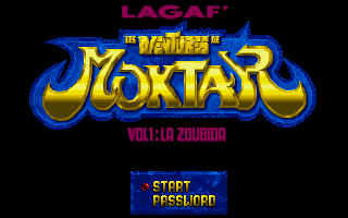 Title screen of Lagaf': Les Aventures de Moktar - Vol 1: La Zoubida