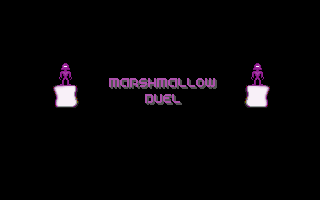 Title screen of Marshmallow Duel