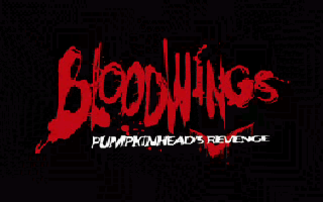 Title screen of Bloodwings: Pumpkinhead's Revenge