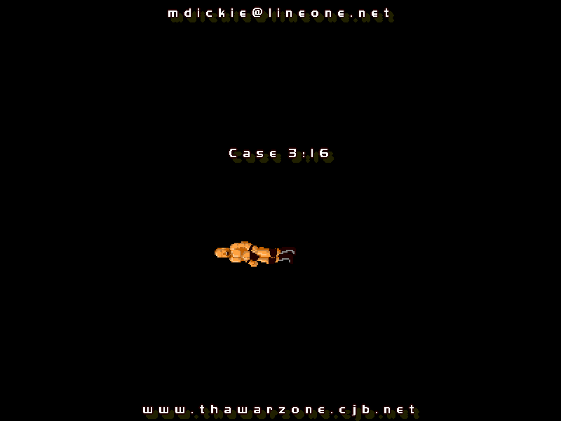 Title screen of Case 316