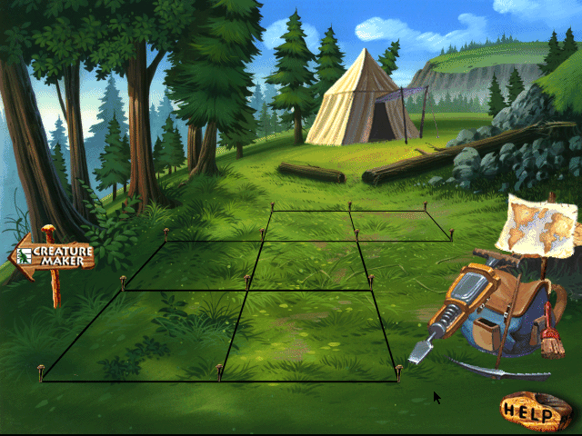 Gameplay of I Can Be a Dinosaur Finder
