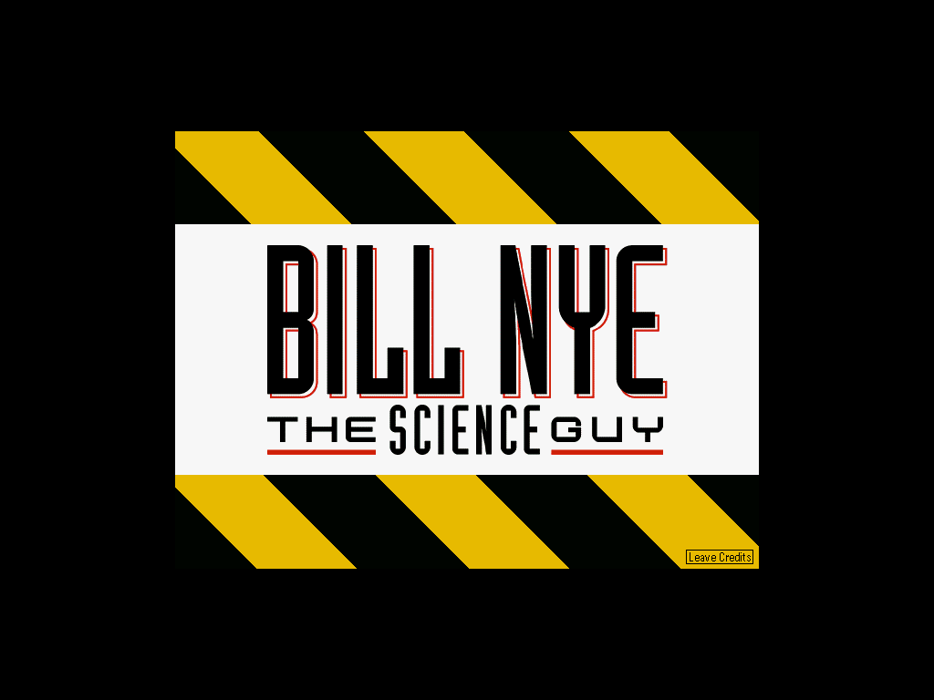 Title screen of Bill Nye The Science Guy: Stop the Rock!