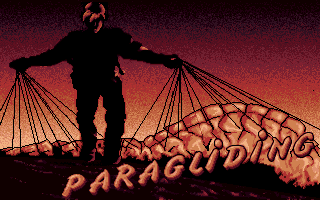 Title screen of Paragliding