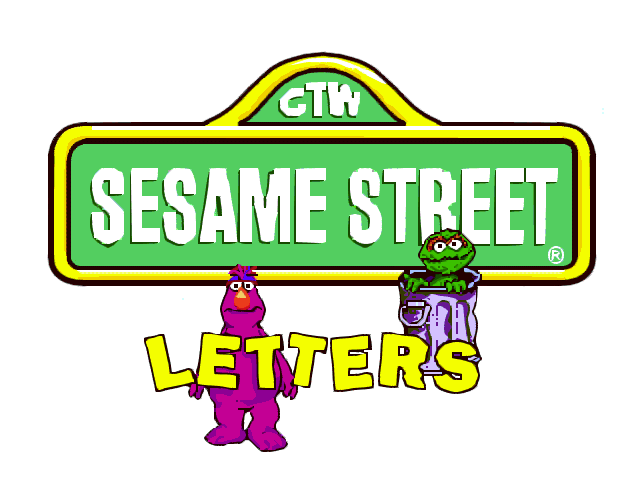 Title screen of Sesame Street: Letters