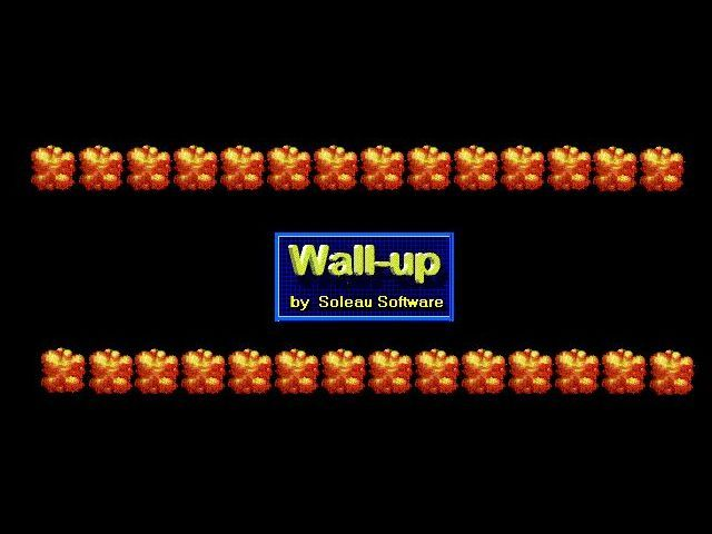 Title screen of Wall-Up