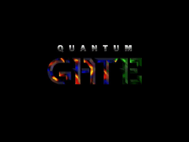 Title screen of Quantum Gate