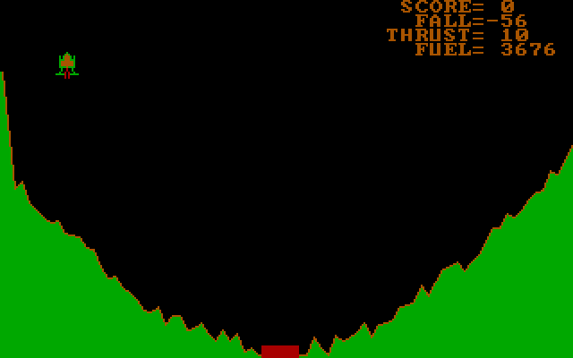 Gameplay of Rocket Lander