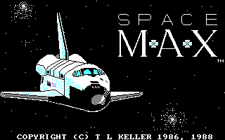 Title screen of Space M+A+X