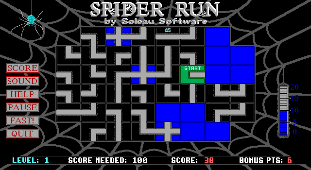 Gameplay of Spider Run