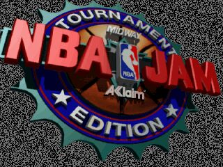 Title screen of NBA Jam Tournament Edition