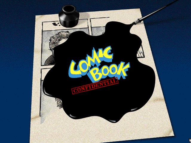 Title screen of Comic Book Confidential