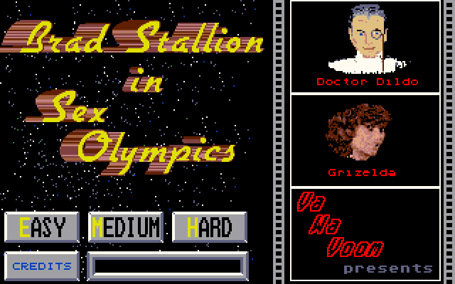 Title screen of Sex Olympics
