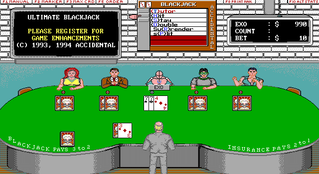 Gameplay of Ultimate Blackjack