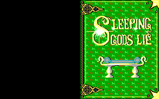 Title screen of Sleeping Gods Lie
