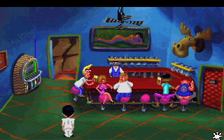 Gameplay of Leisure Suit Larry: In the Land of the Lounge Lizards (SCI Remake)