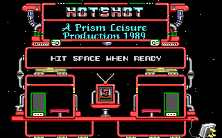 Title screen of Hotshot