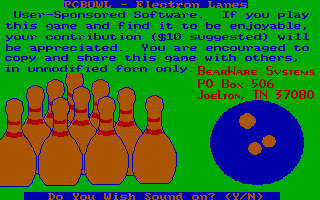 Title screen of PCBOWL - Electron Lanes