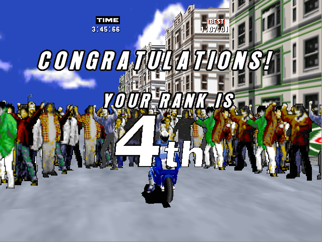 Gameplay of Manx TT SuperBike