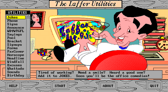 Gameplay of Laffer Utilities