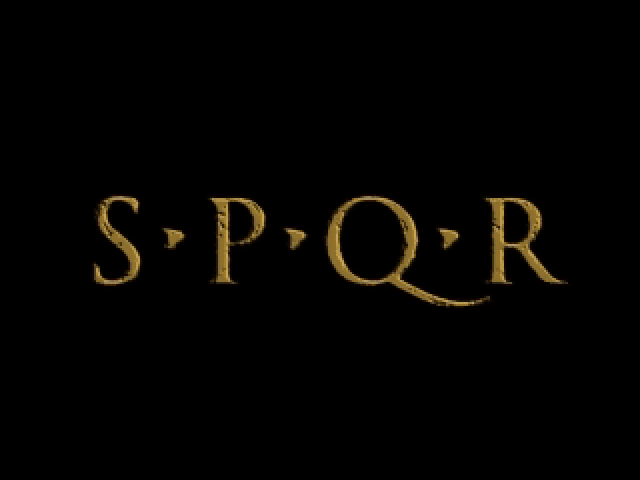 Title screen of SPQR: The Empire's Darkest Hour