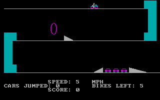 Title screen of Biker Dave