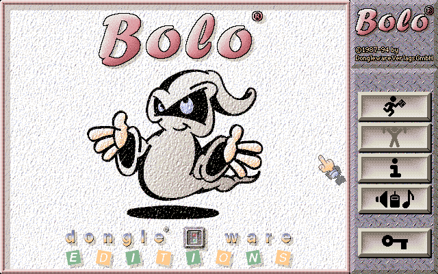 Title screen of Bolo (1995)