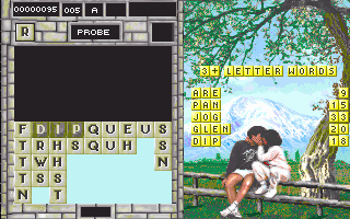 Gameplay of Wordtris