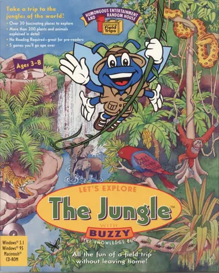 Box front of Let's Explore the Jungle, North America