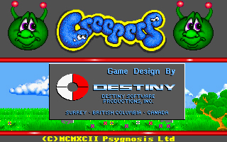 Title screen of Creepers