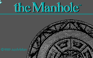 Title screen of The Manhole