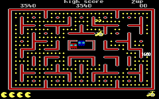 Gameplay of Jr. Pac-Man