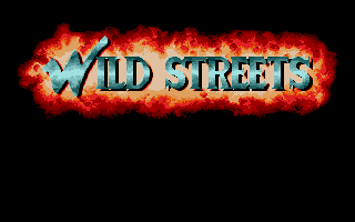 Title screen of Wild Streets