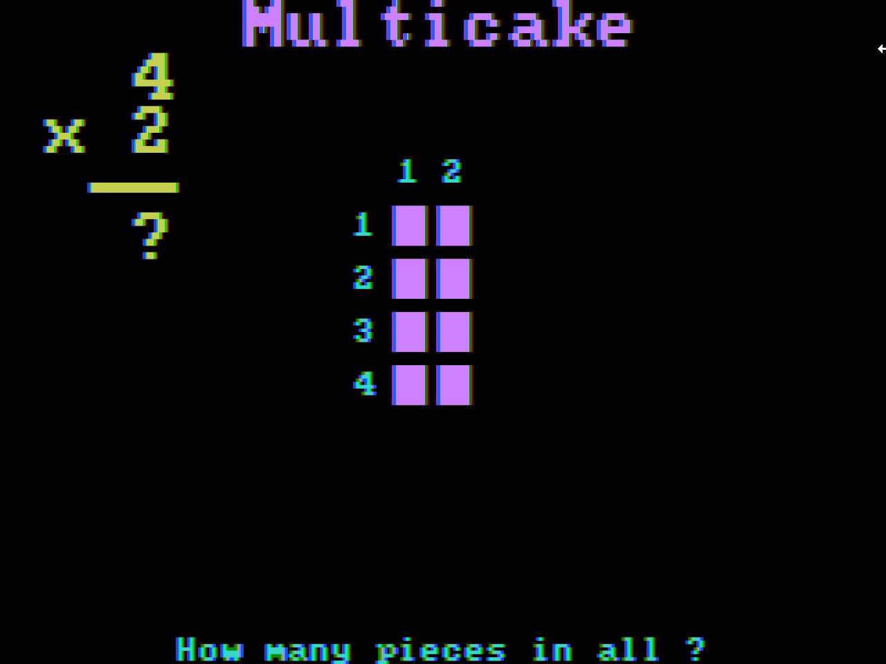 Gameplay of Early Games: Piece of Cake