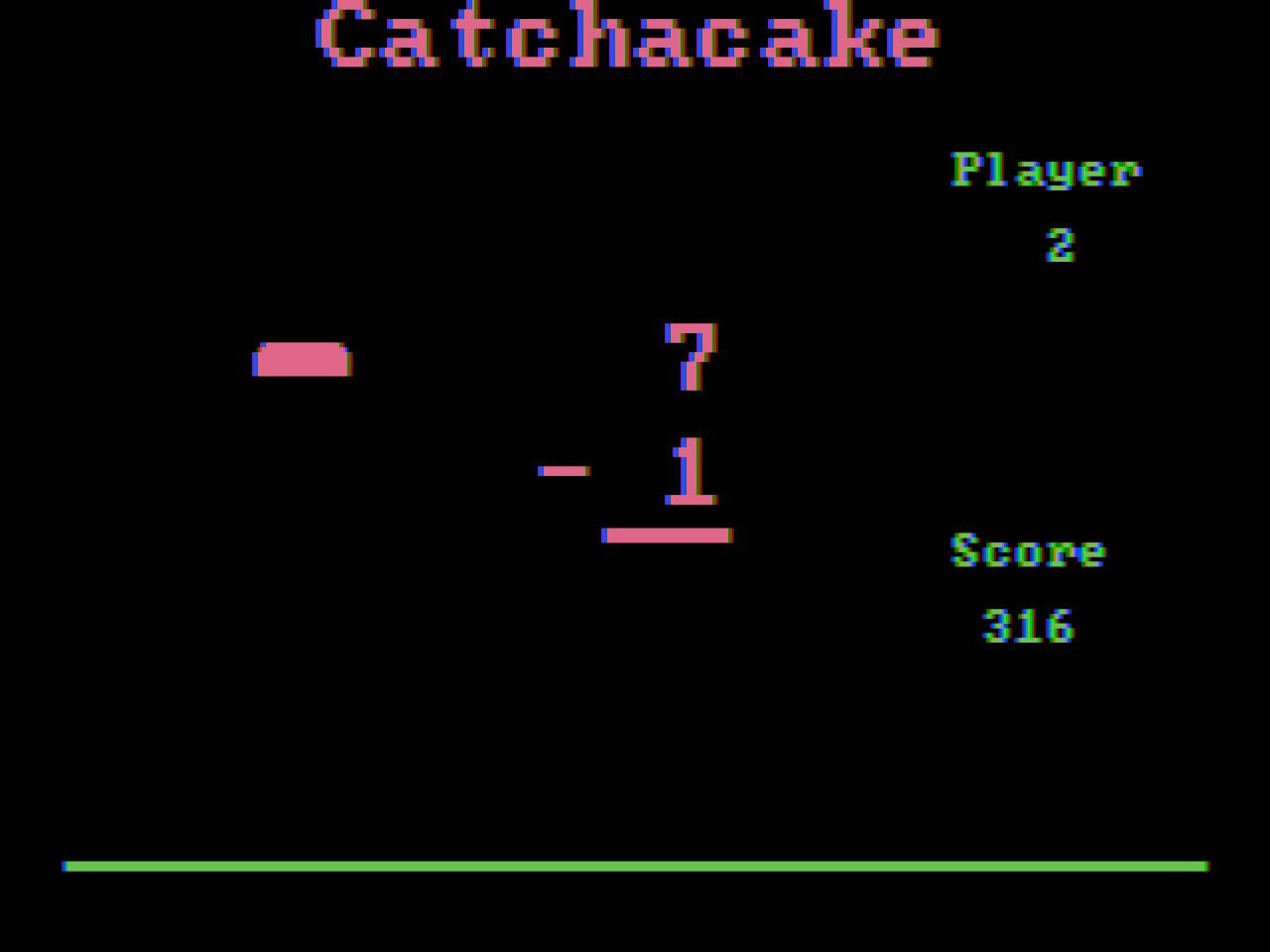 Gameplay of Early Games: Piece of Cake
