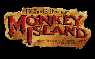 Title screen of Monkey Island 2: LeChuck's Revenge