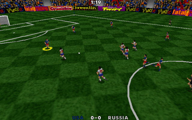 Gameplay of Actua Soccer