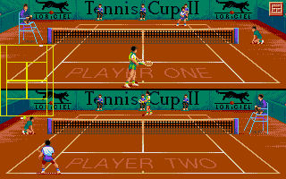 Gameplay of Tennis Cup 2