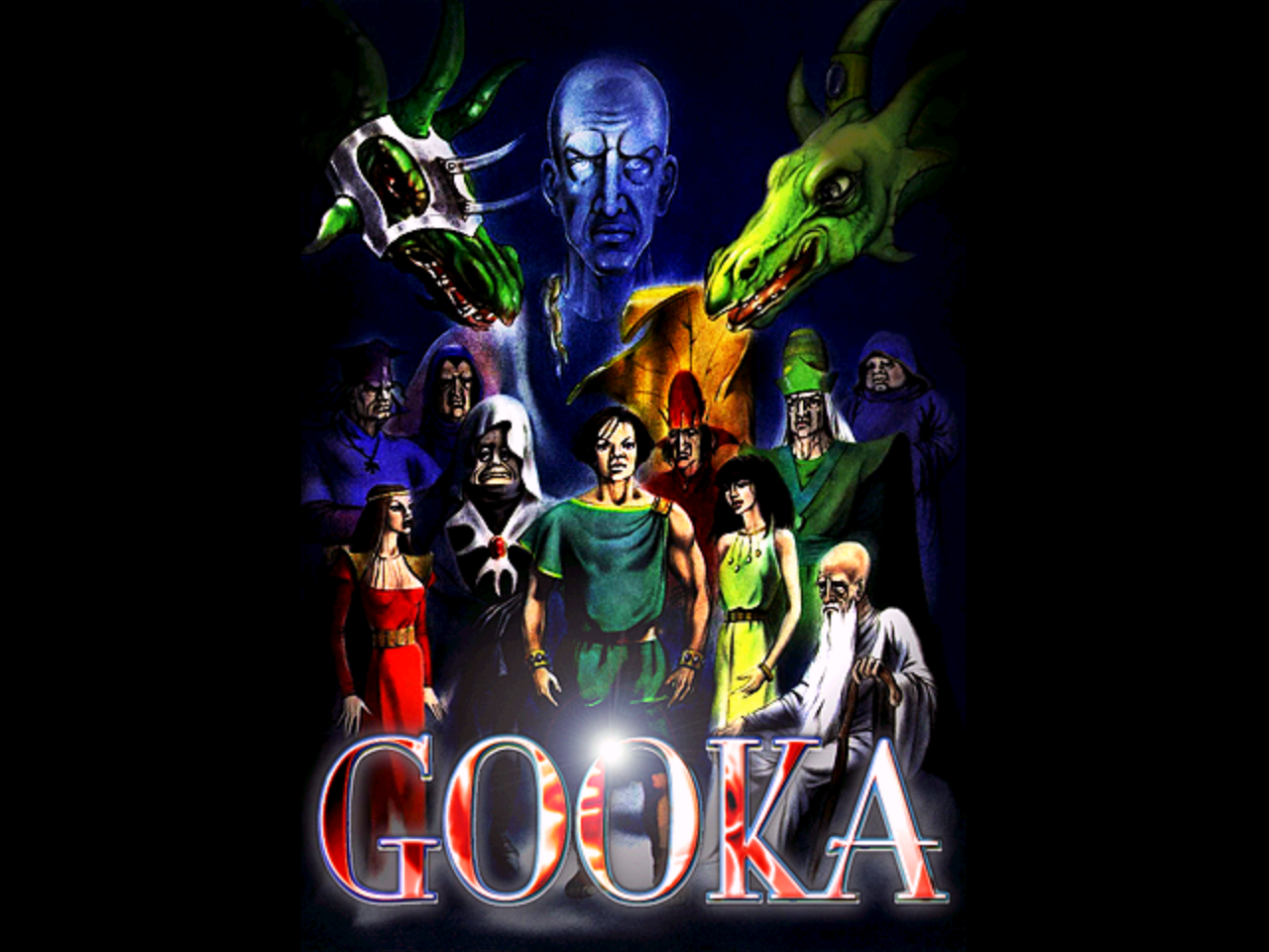 Title screen of Gooka